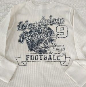 Boys waffle knit shirt - Size 7/8